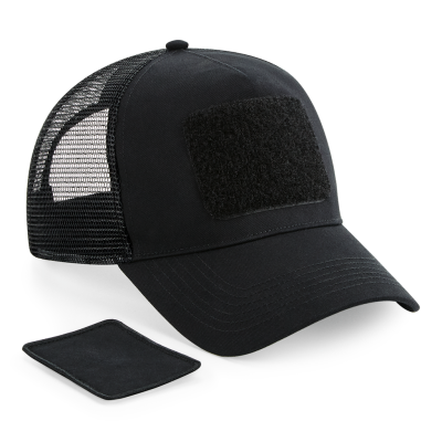 Mesh Cap with Size Adjuster at the Back with Removable Patch